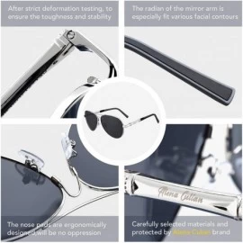 Aviator Polarized Sunglasses For Men And Women And Women Memory-Metal Frame Driving Sun Glasses UV400 Blocking - CZ198927GXY ...