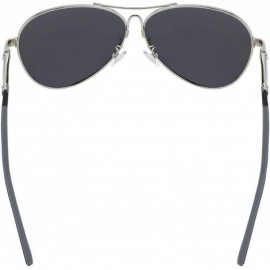 Aviator Polarized Sunglasses For Men And Women And Women Memory-Metal Frame Driving Sun Glasses UV400 Blocking - CZ198927GXY ...