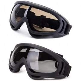 Goggle Snowboard Protection Windproof Motorcycle - Tawny+Gray - C518KQK3YEM $23.52