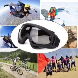 Goggle Snowboard Protection Windproof Motorcycle - Tawny+Gray - C518KQK3YEM $23.52