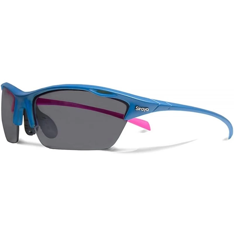 Sport Alpha Red Blue Fishing Sunglasses with ZEISS P7020 Gray Tri-flection Lenses - C918KN6WXIX $16.15