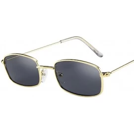 Square Polarized Sunglasses Protection Eyeglasses - E - CM196EUOTZH $8.83