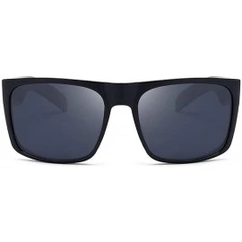 Oversized Finished myopia polarized Sunglasses Men Brand Vintage Oversized Male Sun Glasses Women Square frame - C118XNNWWHL ...