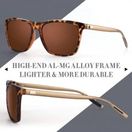 Rimless Polarized Sunglasses for Men Sports Sun Glasses Driving Cycling Fishing Shades - Tortoise Frame/Brown Lens - CU18N02U...
