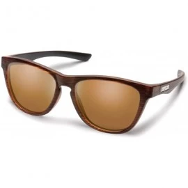 Square Topsail Medium Fit Sunglasses - Burnished Brown / Polarized Brown - CX196HOC4TI $42.17