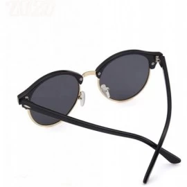 Aviator 20/20 Retro Rivet Polarized Sunglasses Men Classic Brand C01 Black Smoke - C04 Leopard G15 - CK18Y3NUTMI $15.59