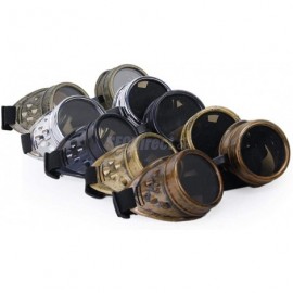 Goggle Vintage Victorian Steampunk Goggles Glasses Welding Cyber Punk Gothic Cosplay - Brass - CM18I05ZOY0 $72.36