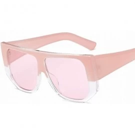 Sport New New Trend Big Box Sunglasses Men And Women Fashion Retro Sunglasses Cross-Border Sunglasses - CX18SL6T0TO $32.16