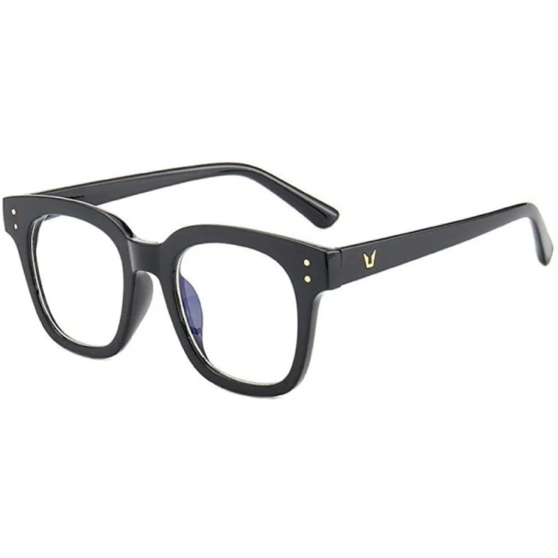 Oval glasses fashion version glasses Black Box _400 - C918GYMZR3O $37.60