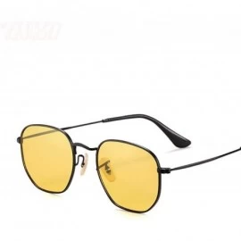 Square 20/20 Brand Unisex Sunglasses Men Polarized Vintage Square C01Silver PSmoke - C04 Purple - C818XQZ45NX $14.16