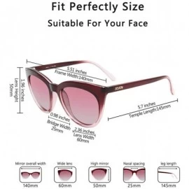 Cat Eye Polarized Fashion Sunglasses for Women's Cat Eye Retro Ultra Light Lens TR90 Frame JE003 - CV18IA7L9TL $75.13