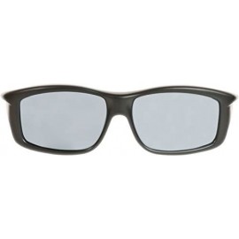 Oval Eyewear Sunglasses - Yamba / Frame Satin Black Lens Polarvue Grey - CO116JCZRQH $53.88