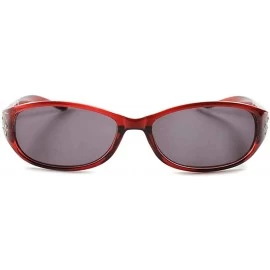 Oval Stylish Womens Rhinestone Tinted Lens 2.00 Reading Sunglasses - CT18NK3KZ3Z $29.51