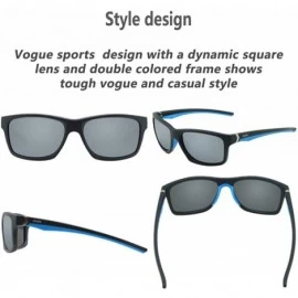 Round Polarized Sports Sunglasses for men women Baseball Running Cycling Fishing Golf Tr90 ultralight Frame JE001 - CP18WR5KO...