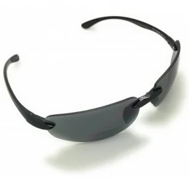 Rimless Sun Readers Rimless Maui Wrap Polarized or Non-polarized Lightweight TR90 Frame Bifocal Sunglasses - C1188HK075G $31.58