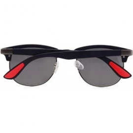 Goggle Classic Half Metal Polarized Sunglasses Men Women Semi RimlFrame Sun Glasses UV400 Gafas Oculos De Sol - C0197A2GA0M $...