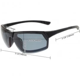 Rimless Polycarbonate Polarized TR90 Unbreakable Sport Sunglasses - Brown/Brown Lens - CT12O5CP24J $15.23