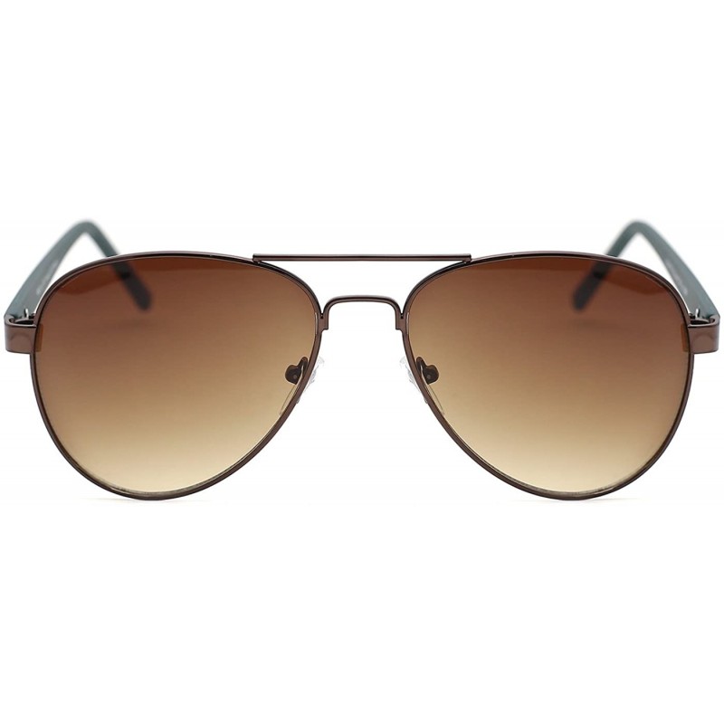 Aviator Mens Pilot Sunglasses Sleek Camouflage Arms Metal Flat Frame - Camouflage - CE183KNC5X0 $15.40