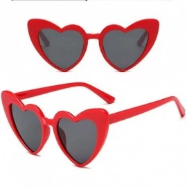 Cat Eye Unisex Vintage style Heart Sunglasses Super Cat Eye Triangle Retro Womens Mens Cobain Jackie O Clout Mod Trendy - CV1...
