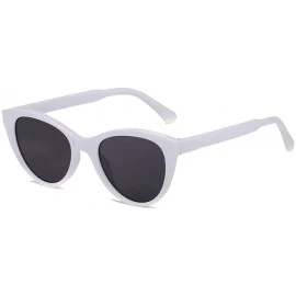Cat Eye Cat's Eyes Sunglasses Personalized Concave Sunglasses - C2-powder Frame Powder Mercury - CD199CDGM7K $17.38