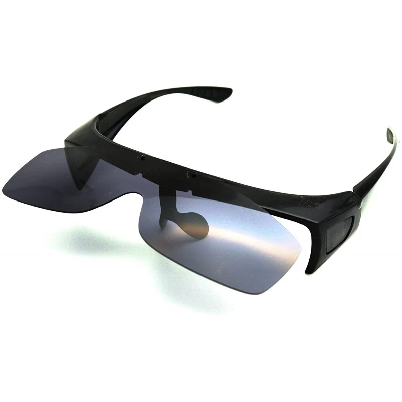 Oversized 1 Sale Fitover Lens Covers Sunglasses Wear Over Prescription Glass Polarized St7659pl - CF18EZE8Q8C $16.52