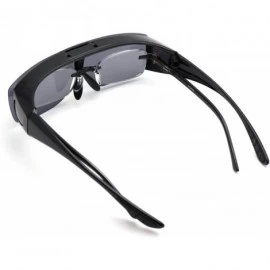 Oversized 1 Sale Fitover Lens Covers Sunglasses Wear Over Prescription Glass Polarized St7659pl - CF18EZE8Q8C $16.52