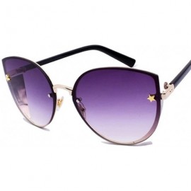 Cat Eye New Women's Sunglasses - Men's and Women's Fashion cat Eye Sunglasses - Women's UV Sunglasses - 1 - CY18SY262MK $28.17