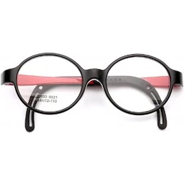 Round Children Round Eyeglass Frame Clearn Lens Non-Optical Glasses Age 4-12 - C2 - C91876XIZEG $9.00