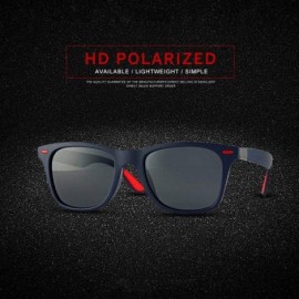 Aviator 2019 Classic Polarized Sunglasses Women Men Darkblue Gray C01 - Black Greeng15 C09 - CJ18XE0YQLM $10.93