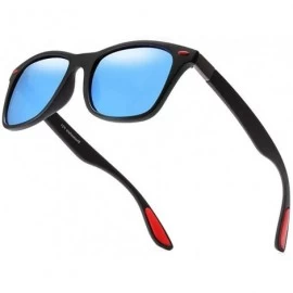 Aviator 2019 Classic Polarized Sunglasses Women Men Darkblue Gray C01 - Black Greeng15 C09 - CJ18XE0YQLM $10.93