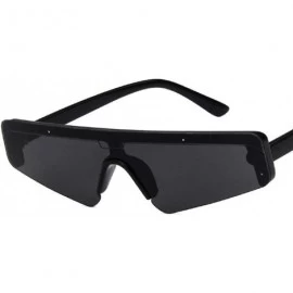 Sport Sunglasses Women Sunglasses Cat Eye Sun Glasses Female Male Mirror Sport Siamese Eyeglasses - 3 - CE18U9YYL2L $41.49