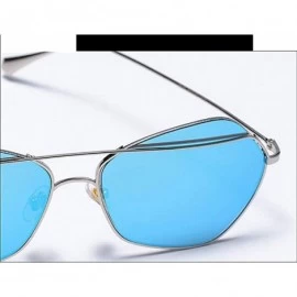 Aviator Men's and women's metal fashion sunglasses - fashion frame sunglasses - C - C318SEHDS8Q $72.27