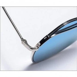 Aviator Men's and women's metal fashion sunglasses - fashion frame sunglasses - C - C318SEHDS8Q $72.27