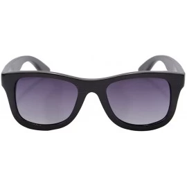 Wayfarer Genuine Handmade Wood Sunglasses Anti-glare Polarized Bamboo Layer UV400 Glasses-Z6016 - Bamboo Black - CD129RO30BH ...