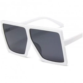 Oversized Plastic Oversized Women Sunglasses Square Brand Designer Big Frame Female UV400 Sun Glasses Oculos Masculino - CM19...