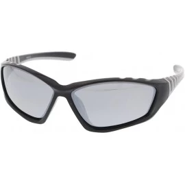 Wrap Ultra Light Weight Full Frame Sport Sunglasses Model 6102 - Silver - CR187HTLT4O $20.19