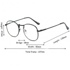 Round Men women retro glasses full frame round resin lenses myopia glasses - Black - CN18EA997M5 $26.17