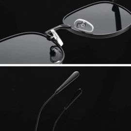 Square Square Sunglasses Women Retro Summer Male Sun Glasses Metal Frame Uv400 Summer - Light Brown Lens - CI1973CW24S $12.92
