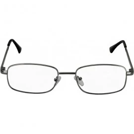 Square Small Square Rectangular Metal Frame Unisex Sunglasses Candy Color Lens - Silver-clear - CE18E3YLHUQ $8.62