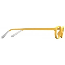 Oval N One Yellow/Clear Lens Eyeglasses +2.00 - CG18QQ9S3CW $44.45