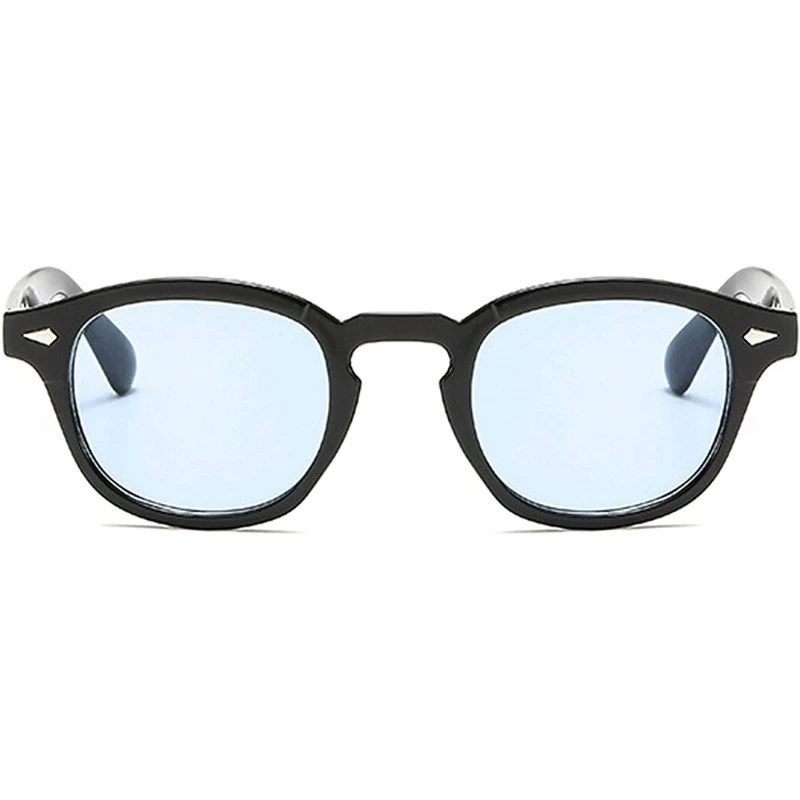 Sport Classic Retro Designer Style Sunglasses for Men or Women AC PC UV400 Sunglasses - Blue - CA18T2TLO9A $11.48