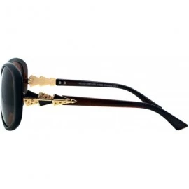 Oval Womens Bifocal Lens Sunglasses Readers Oval Rectangular Fashion UV 400 - Brown - CG185M062DY $12.36