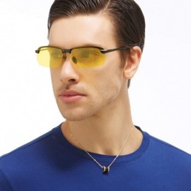 Sport Men Night Vision Sunglasses for Driving Polarized Photochromatic Eyewear Gradient lens Alloy Frame UV400 Outdoor - CS18...