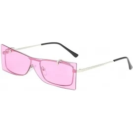 Goggle Fashion Flip Cover Oversized Vintage Shades Sunglasses Glasses Vintage Retro Style Metal Frame - D - CV18OU2KC5W $19.45