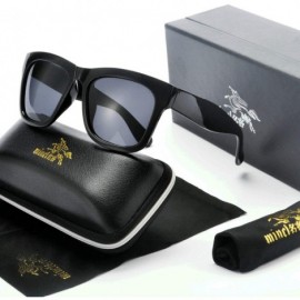 Goggle Ultra light Lady Fashion Brand Designer Square Frame Polarized Sunglasses Mens Goggle - Black With Case - CE18T57KTAD ...