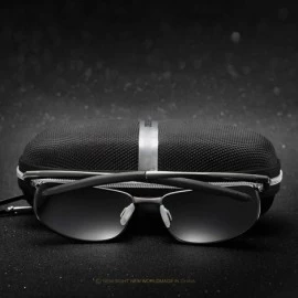 Sport Fashion Sports Polarized Sunglasses for Men driving fishing aviator HD Lens Metal Frame Men's Sunglasses - CL18IT29DTK ...