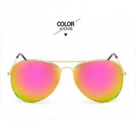 Aviator Small Round Sunglasses Women Glasses Lady Luxury Mirror Retro Metal Sun Yellow Vintage Tiny Female - 5 - C8198ZLT3WY ...