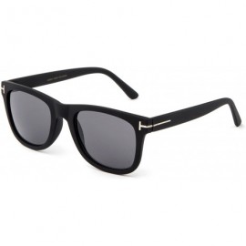 Classic Vintage Design Horned Rim Flash Lenses Squared Sunglasses for ...