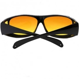 Shield ELLITE HD ClearVision UV Protection Wraparound Driving Wear Over SunGlasses - Brown - C7126JUJJ9J $14.00