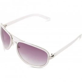 Aviator Women's R3008 Aviator Sunglasses - White - CH1176B6FH5 $36.48